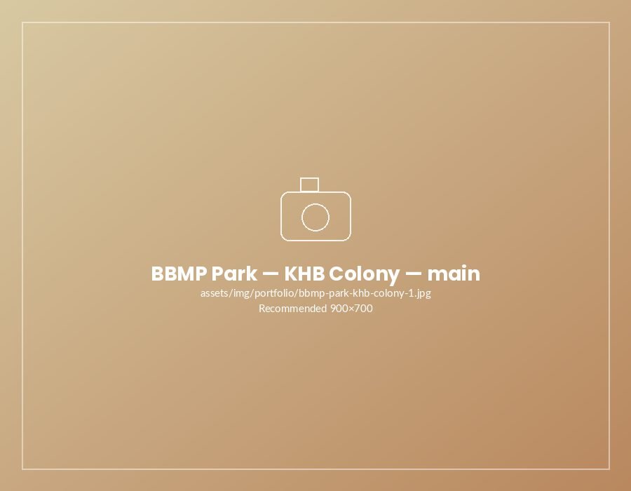 BBMP Park — KHB Colony (Ward 101)
