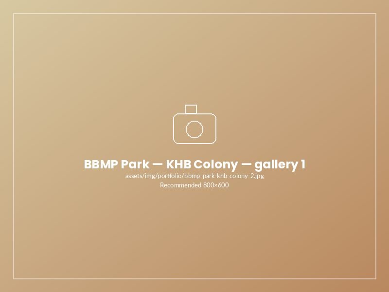 BBMP Park — KHB Colony (Ward 101) — photo 1
