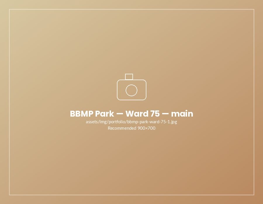 BBMP Park — Ward 75