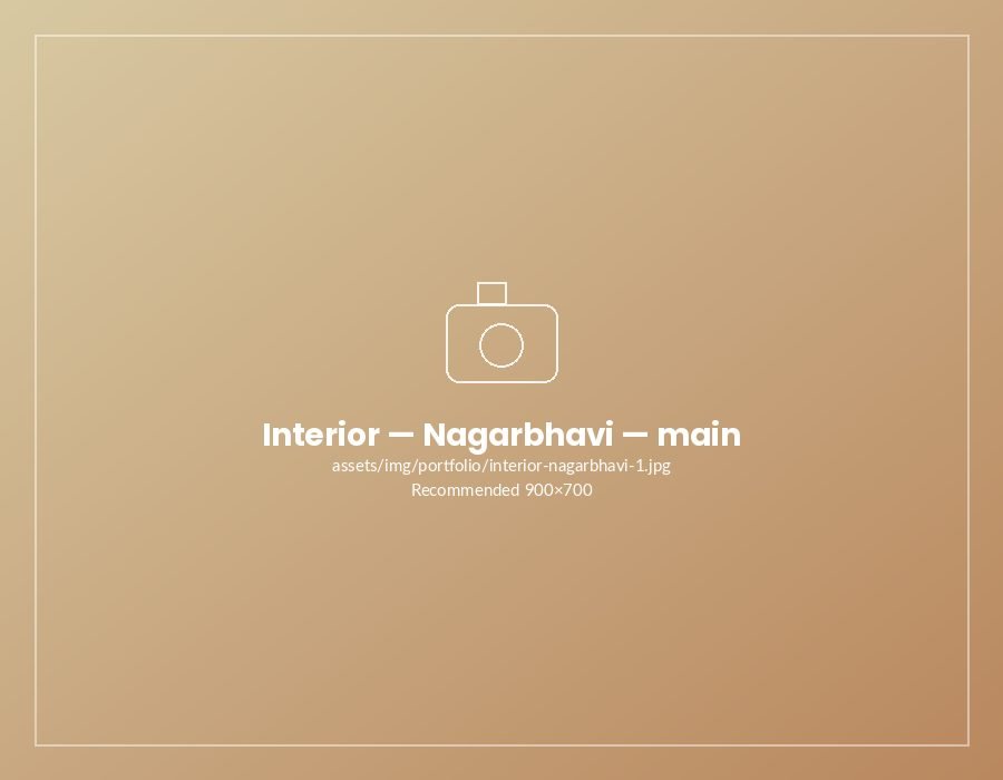 Interior design — house in Nagarbhavi