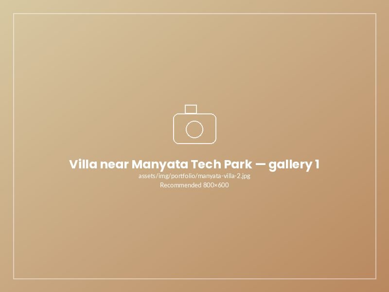 Villa near Manyata Tech Park — photo 1