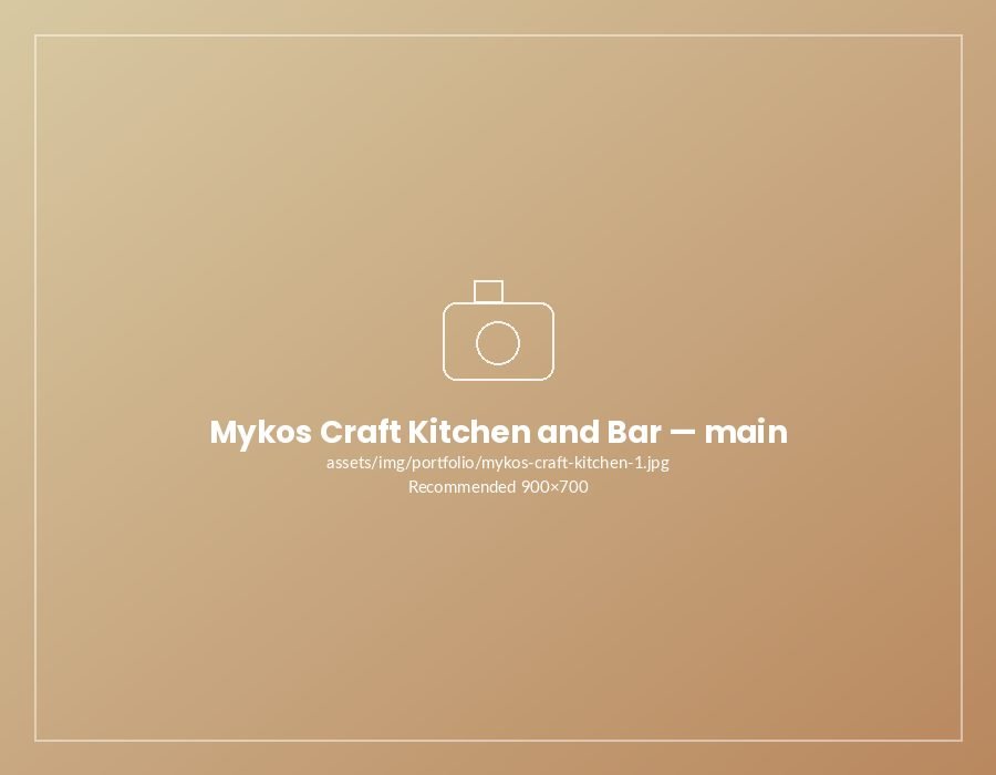 Mykos Craft Kitchen and Bar