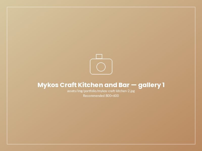 Mykos Craft Kitchen and Bar — photo 1